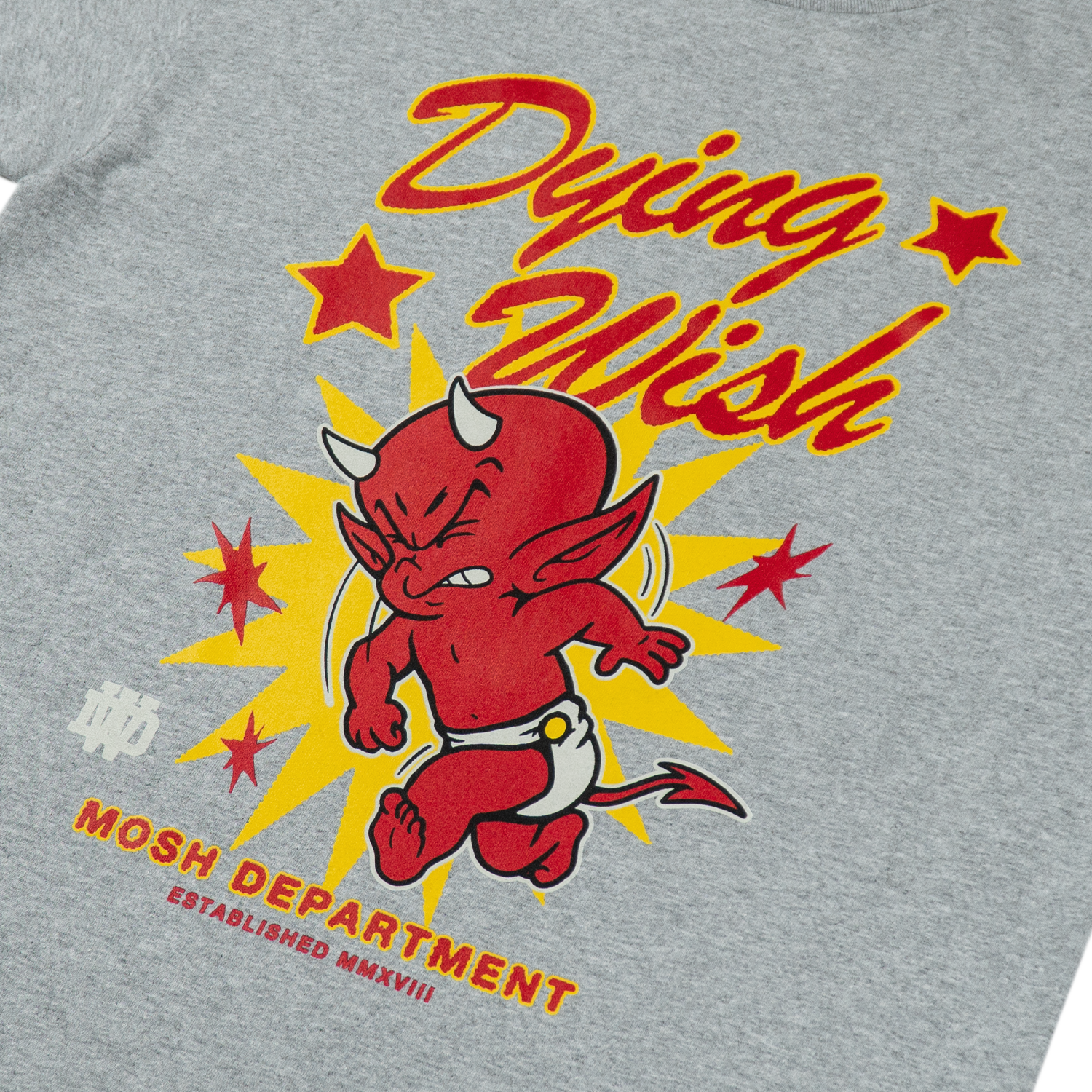 Devil Mosh Grey Tee