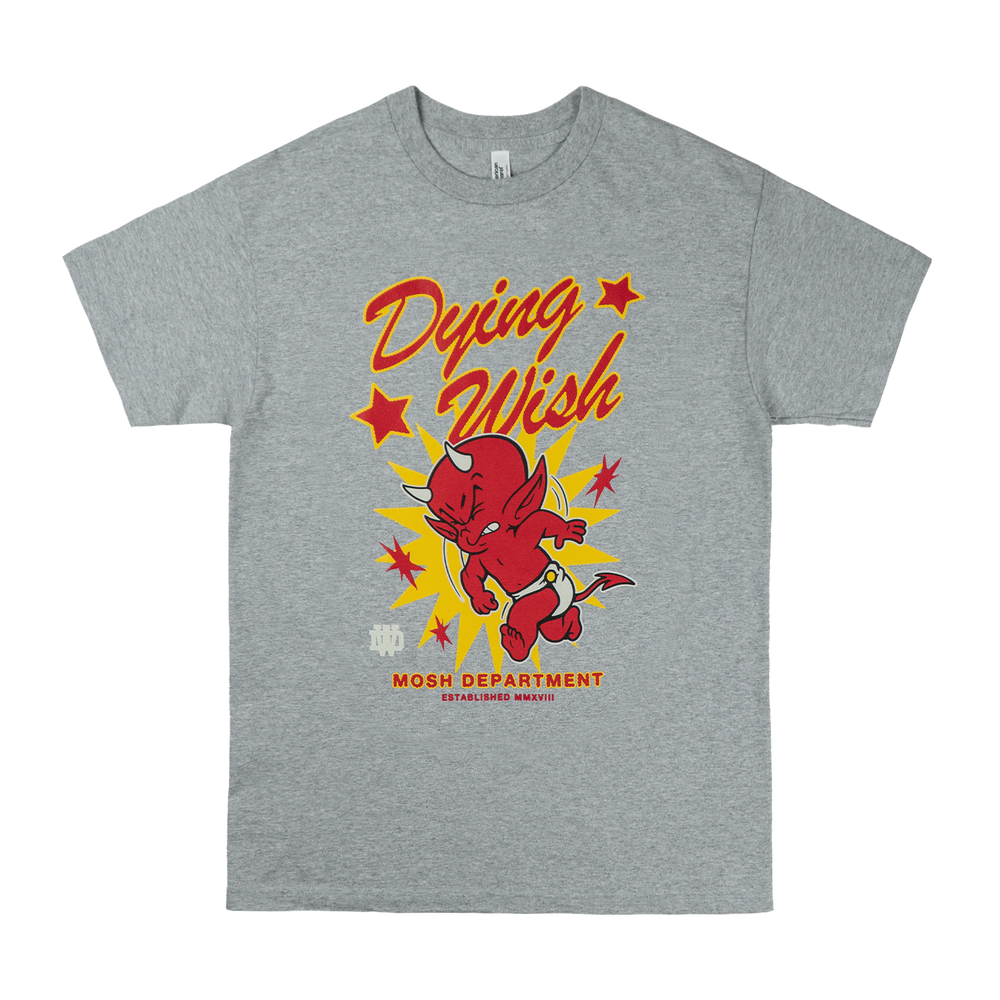 Devil Mosh Grey Tee