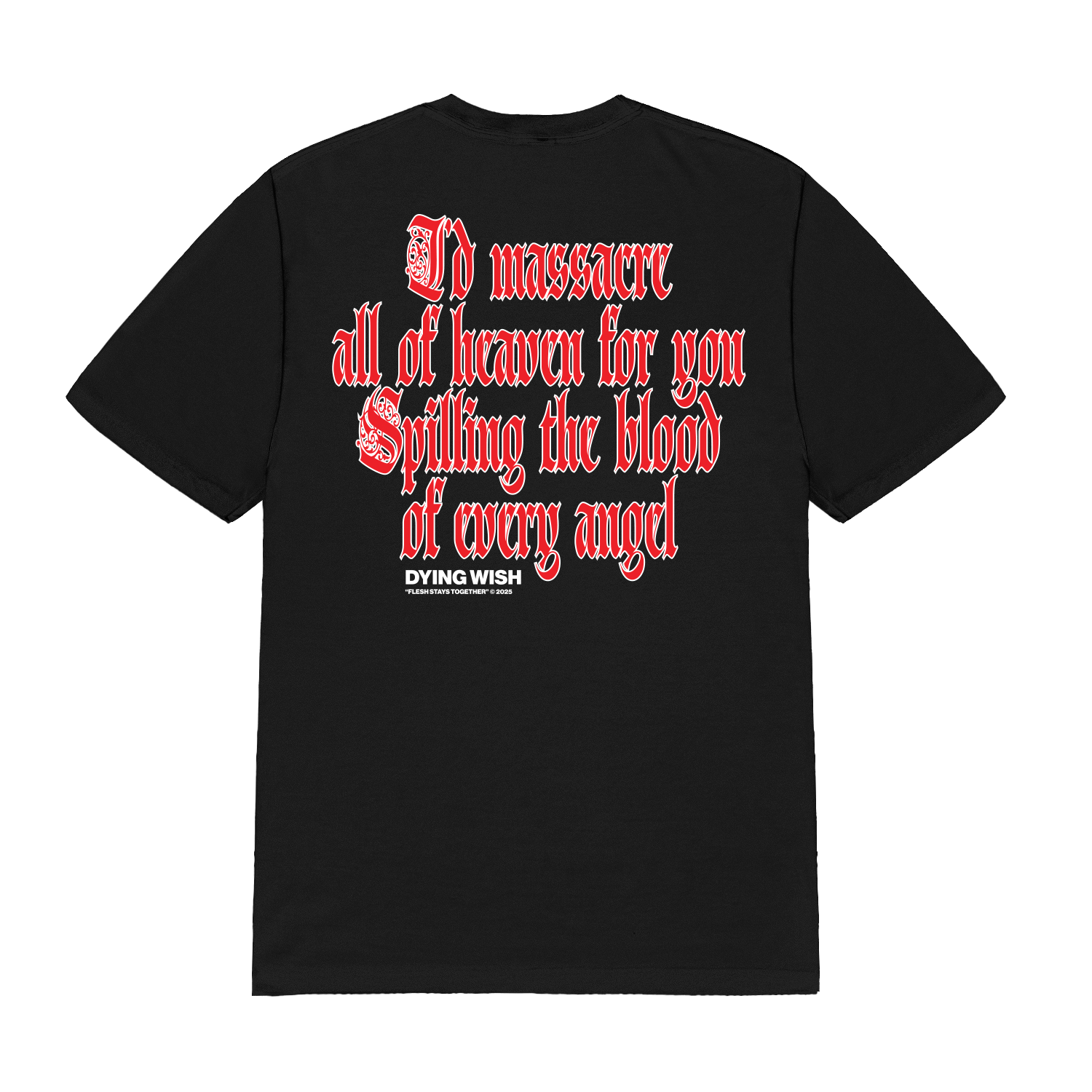 Knife Black Tee - LA Apparel