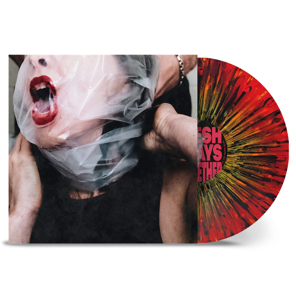 Flesh Stays Together - Red with Yellow & Black Splatter Variant (Limit