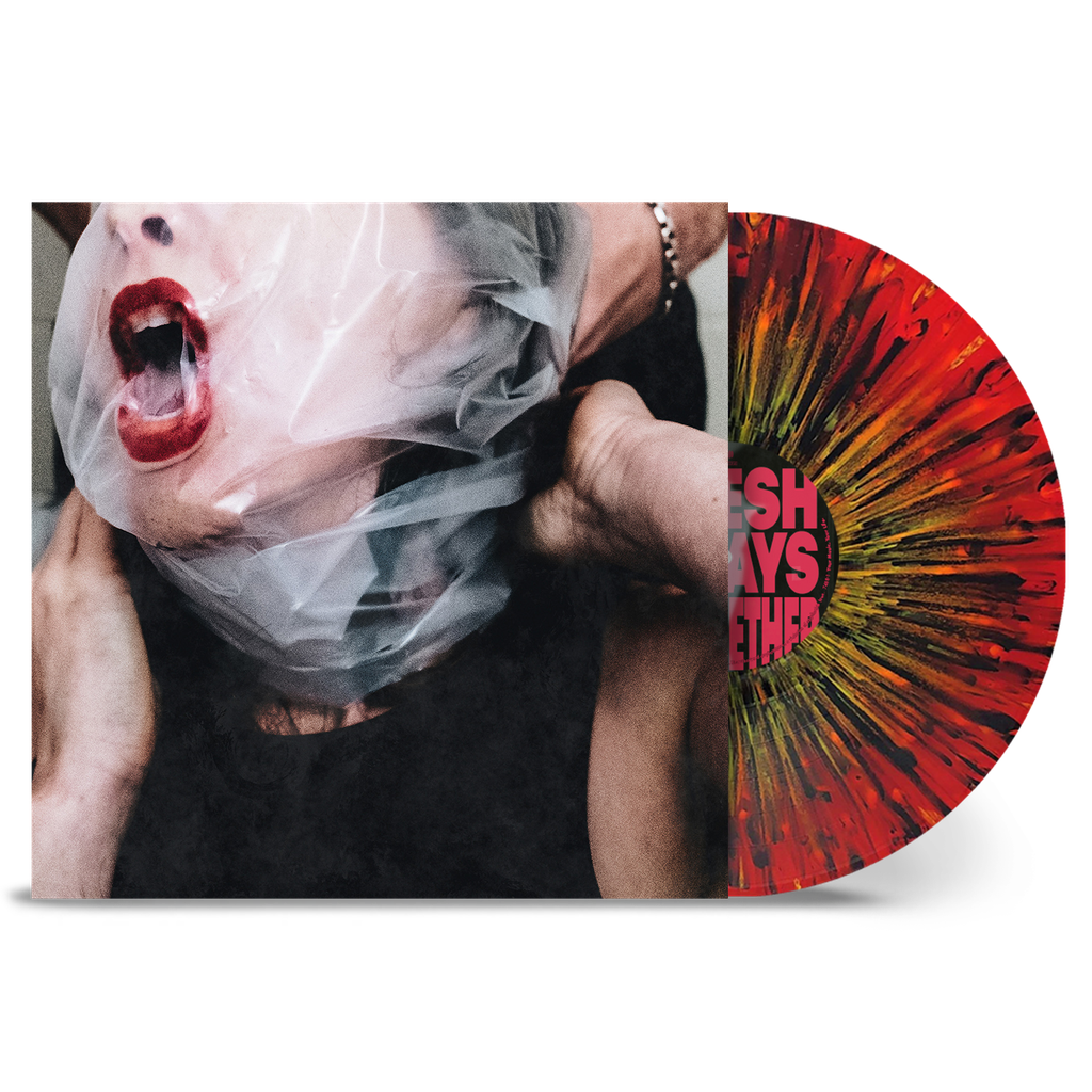 Flesh Stays Together - Red with Yellow & Black Splatter Variant (Limit